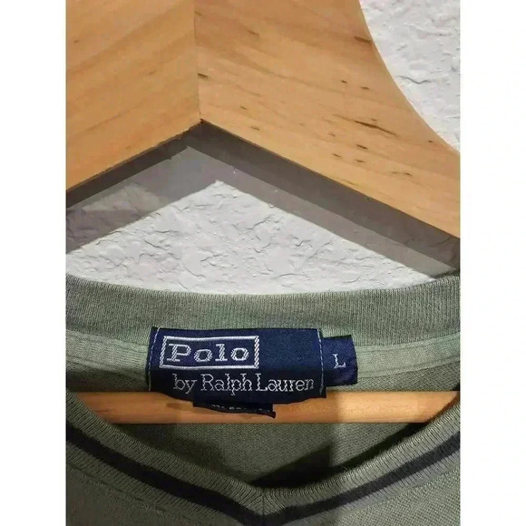 Classic Polo ralph Lauren green sz  Large - Picture 3 of 3